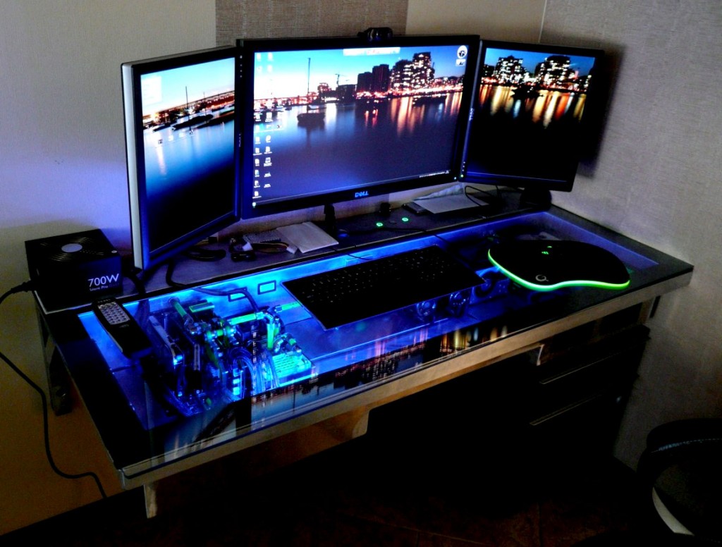 Desktop In Desk