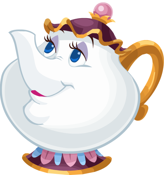 mrs potts tea pot