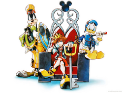 Sora en su trono