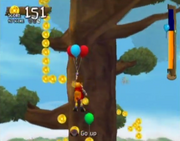 Sora en el minijuego Paseo en Globos