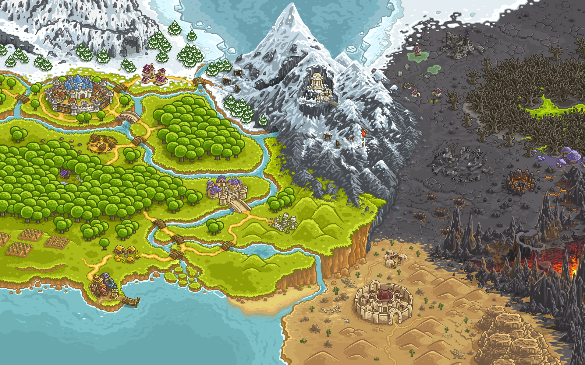 kingdom rush map