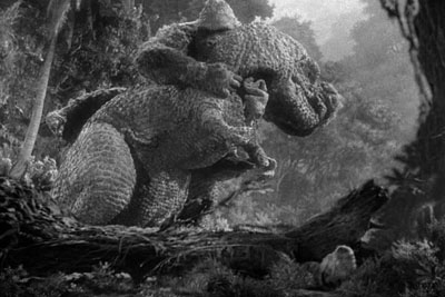 Image result for fay wray on ground during t-rex battle