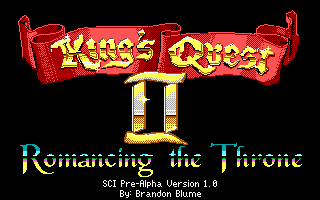 Kings Quest Ii Romancing The Throne Sci Unofficial - 