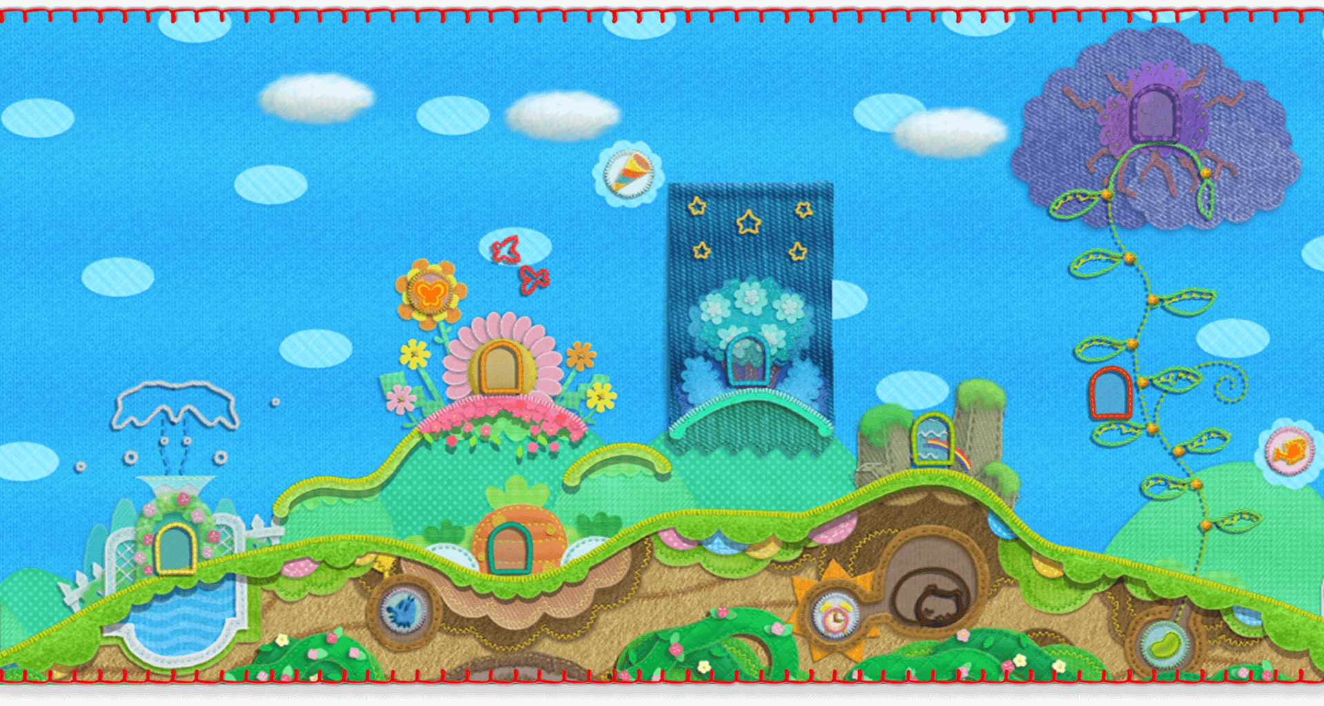 Grass Land (Kirby's Epic Yarn) | Kirby Wiki | Fandom