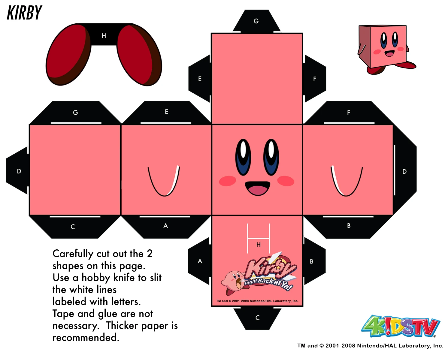 Image Paper kirby.jpg Kirby Wiki FANDOM powered by Wikia