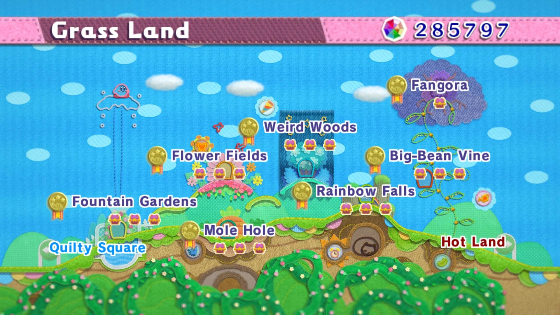 Grass Land (Kirby's Epic Yarn) Kirby Wiki FANDOM powered by Wikia