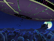 Alien's saucers