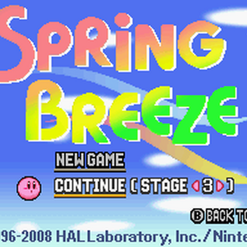 Spring Breeze Kirby Wiki Fandom