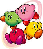 Kirby's Red Blue Green Yellow