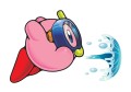 Kirby in acqua