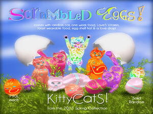 KITTYCATS SCRAMBLED EGGS AD