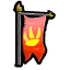 Warrior flag collectable doober