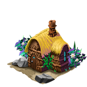 Thatched hut last