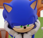 Sonic isn't amused either.
