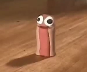 Living hotdog