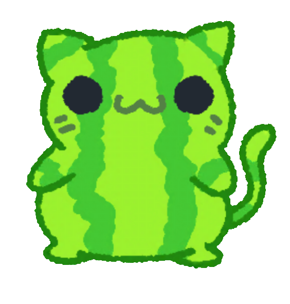 watermelon klepto cat