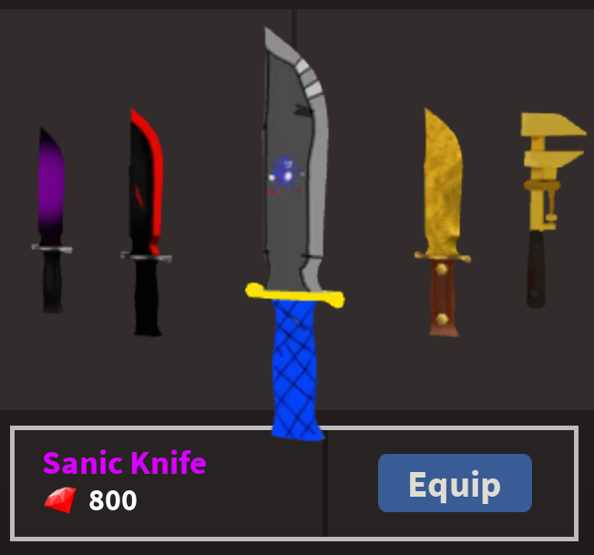 Sanic Knife | Knife Ability Test Wiki | Fandom