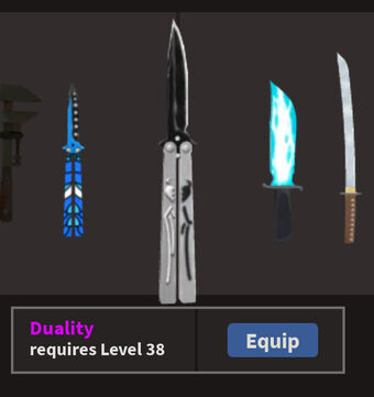 Duality Knife Ability Test Wiki Fandom - r6 knife roblox