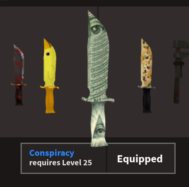 Conspiracy | Knife Ability Test Wiki | Fandom