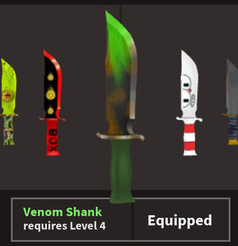 Venom Shank Knife Ability Test Wiki Fandom - roblox venom shank