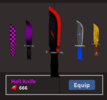 Knives Knife Ability Test Wiki Fandom - bombo knives roblox
