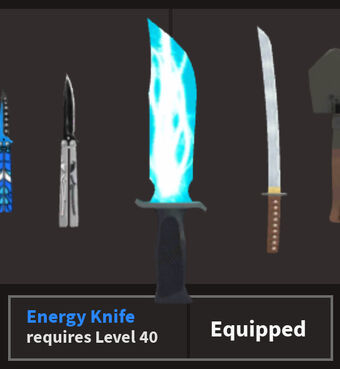 Energy Knife Knife Ability Test Wiki Fandom - knife gun ability test roblox