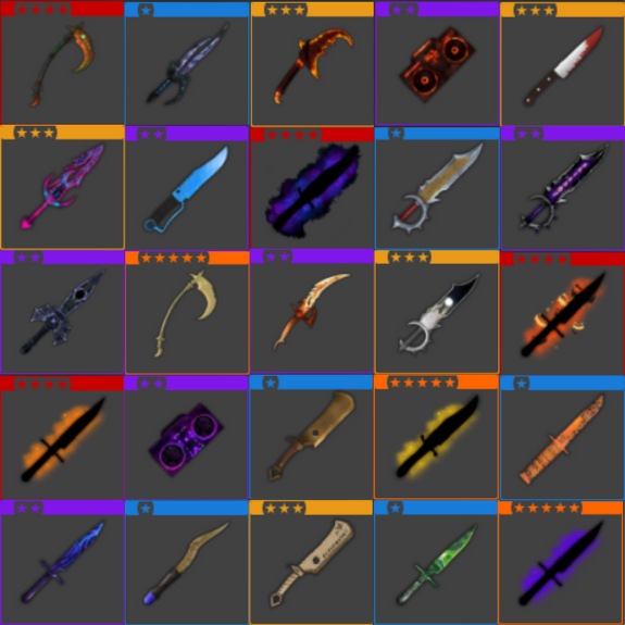 Selling Knife Capsules Big Inventory Fandom - roblox knife capsules wiki codes