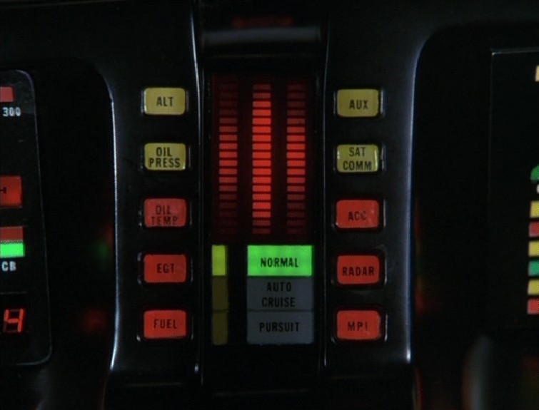 Knight Rider control panel