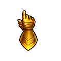 Golden hand