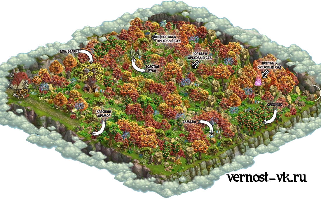 Вересковая опушка верность рыцари и принцессы карта локации