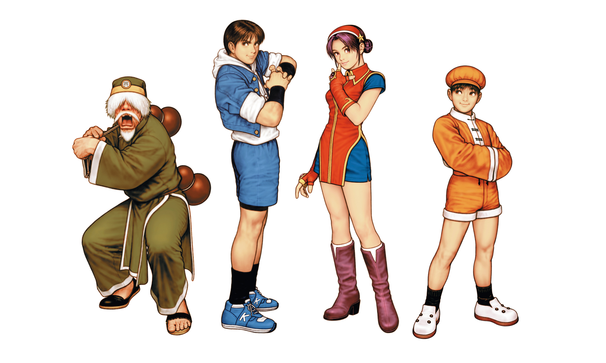 Запусти игру персонажи. KOF 99 персонажи. The King of Fighters Psycho Soldier Team. Chin Gentsai. KOF Kensou and Athena.