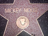 Mickey Mouse star in Walk of Fame