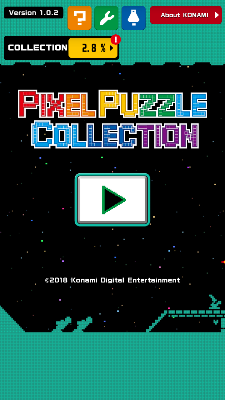 pixel puzzle collection konami