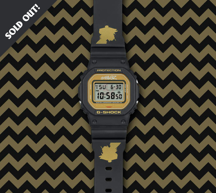 gorillaz g shock watch 2d