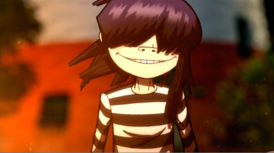 Image Noodle smiling in El Mañana.png Gorillaz Wiki FANDOM