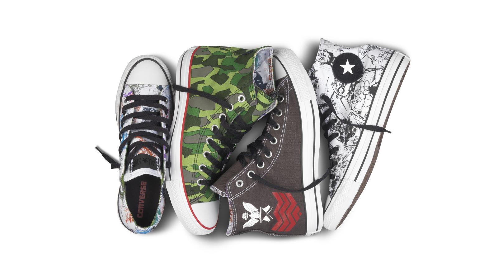 gorillaz converse camo