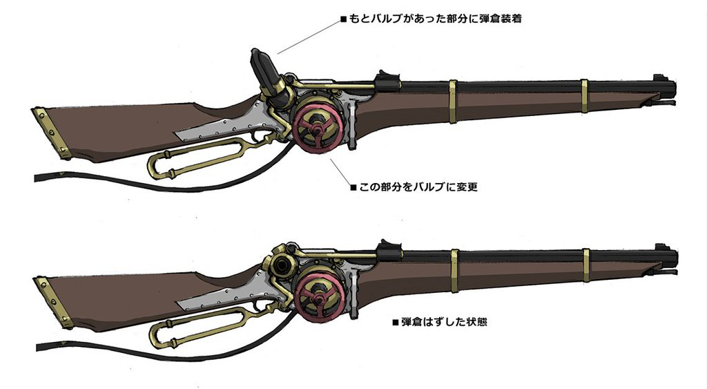 Steam Gun | Koutetsujou no Kabaneri -Kabaneri of the Iron Fortress