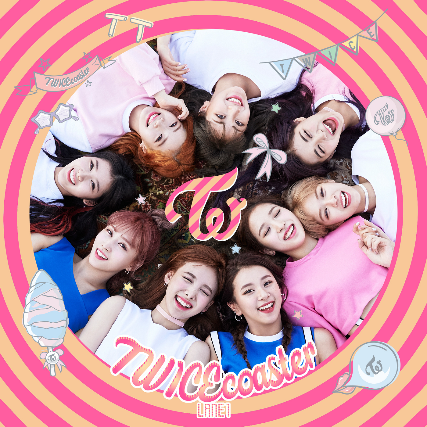 10 TWICE 3rd Album TWICEcoaster:Lane1 TT Sana Type-A Photo Card Official K-POP.