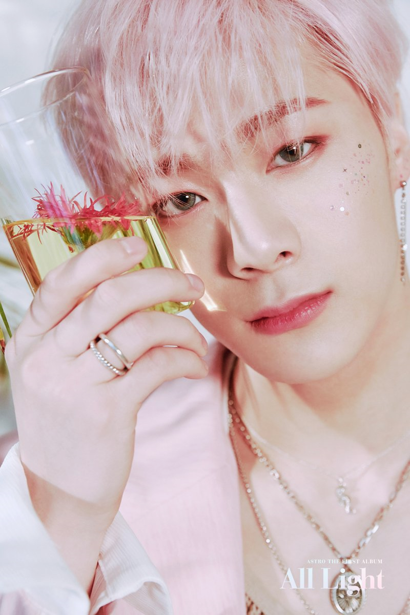 Image result for moonbin pink hair