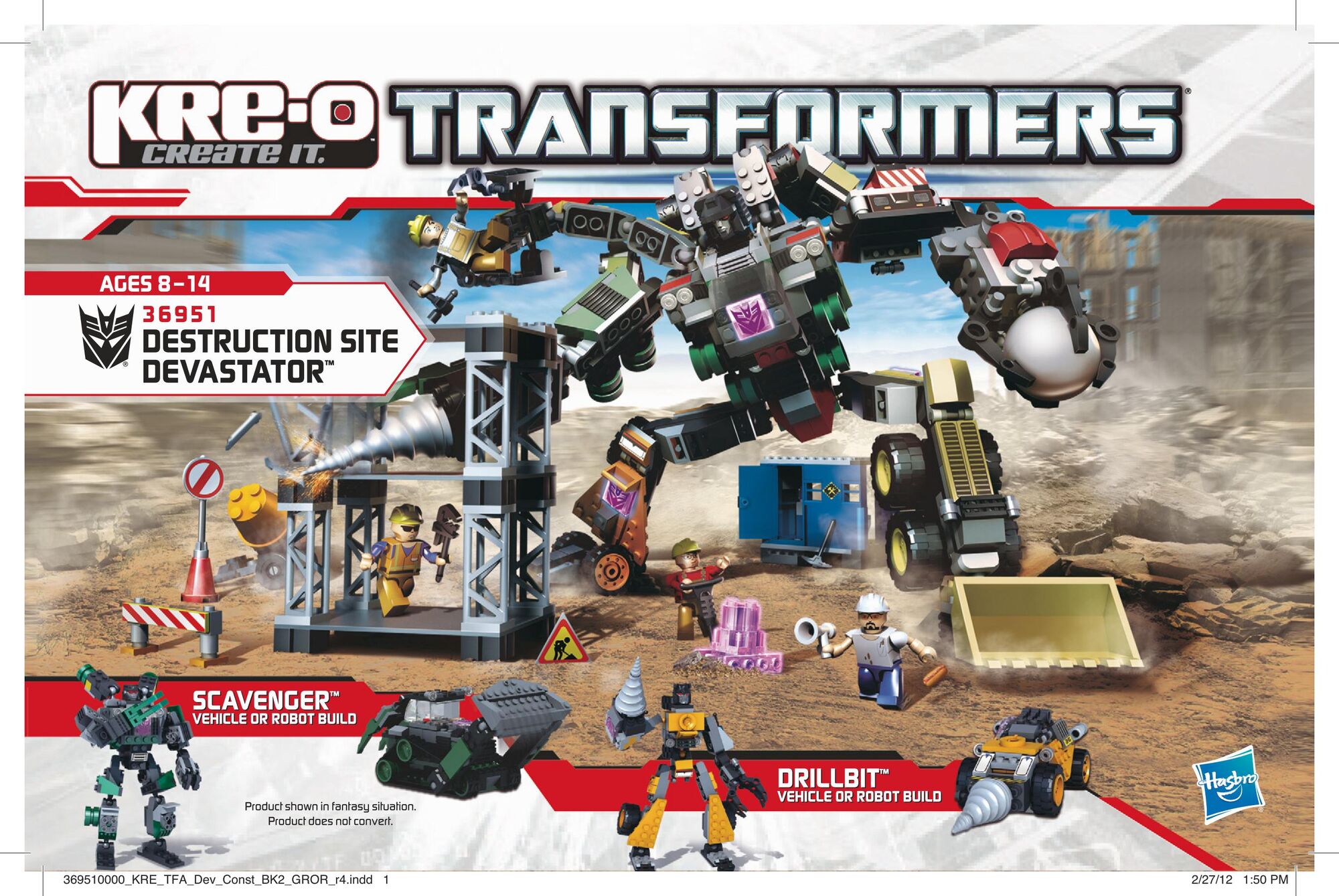 kre o transformers destruction site devastator