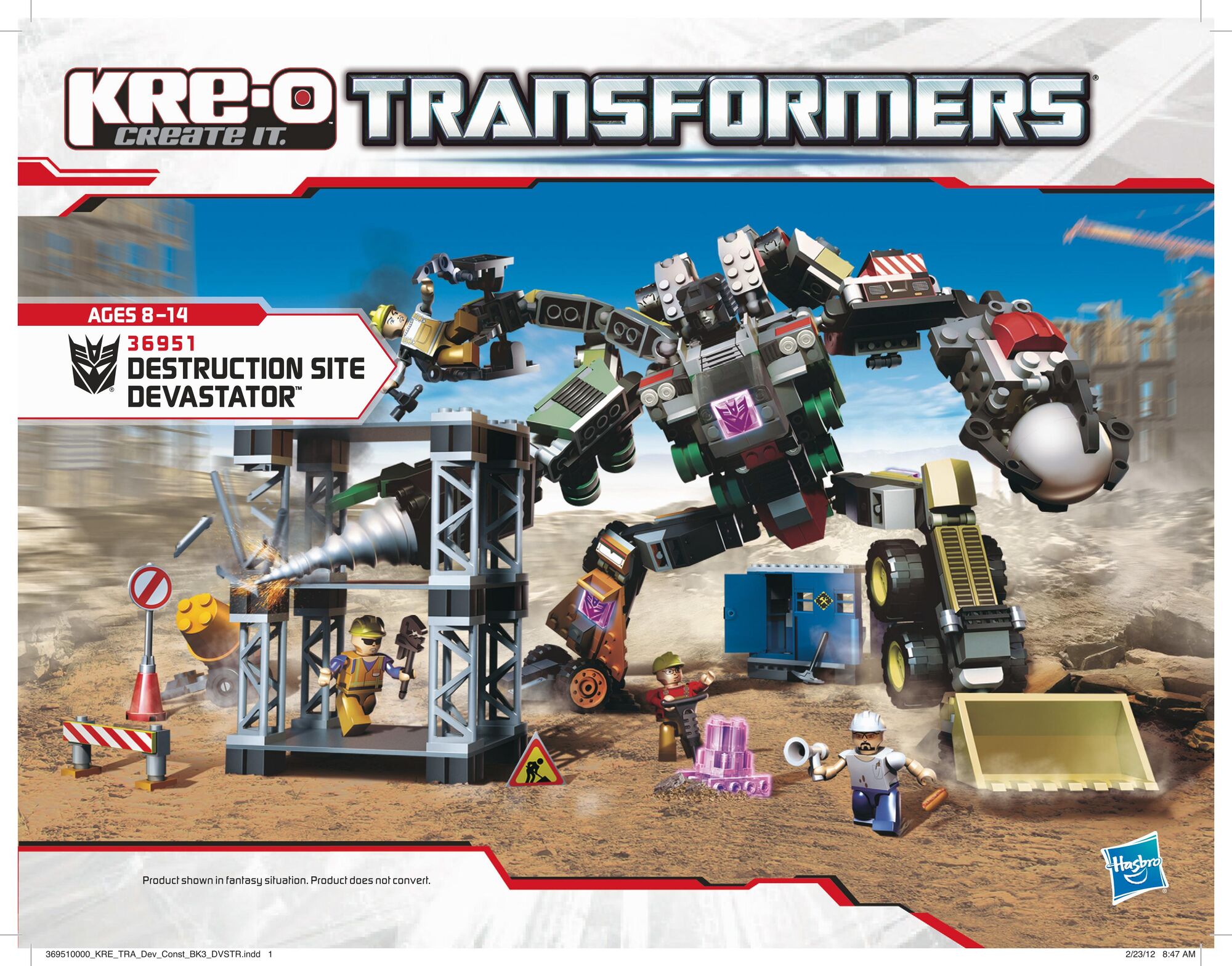 Instructions Destruction Site Devastator 3 | Kre-O Wiki | FANDOM powered by Wikia