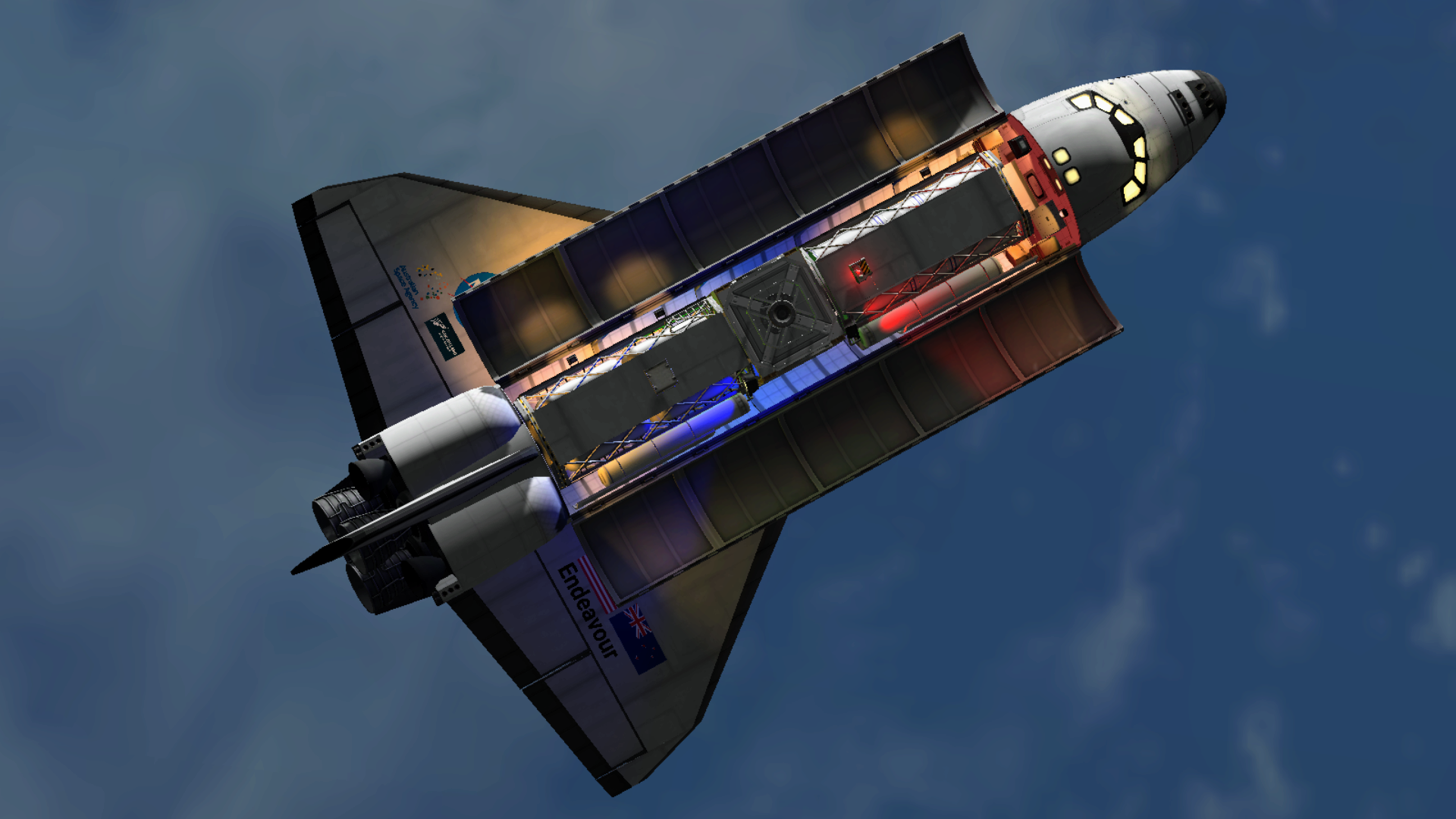 space shuttle endeavour la