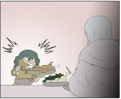 Kubera -Leez piging out