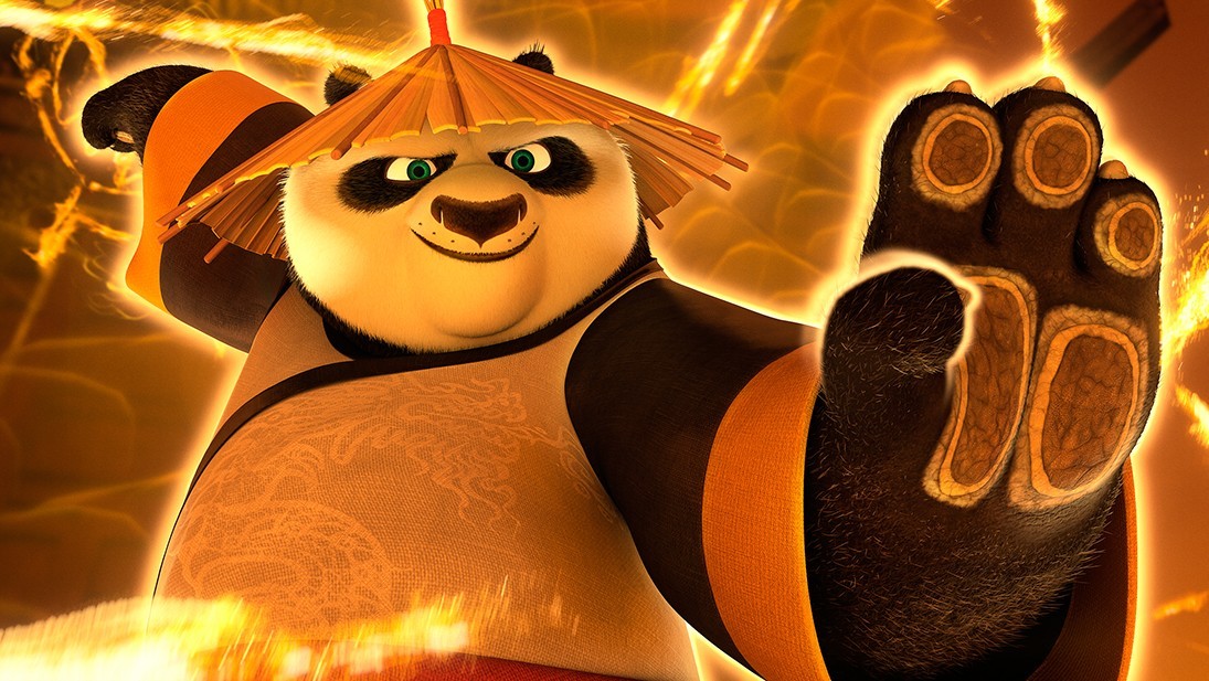 kung fu panda with hat