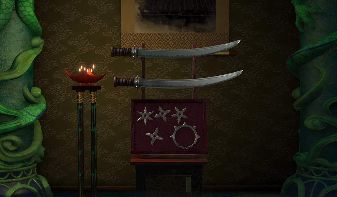 set of ninja weapons kung fu panda wiki fandom powered by wikia