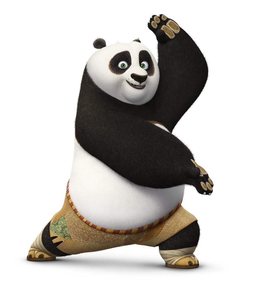 po kung fu panda with hat