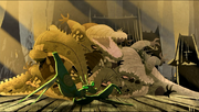Mantis-defeats-crocodiles