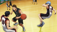 Kuroko foils Seiho's defense anime