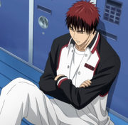 Kagami relax before Shutoku
