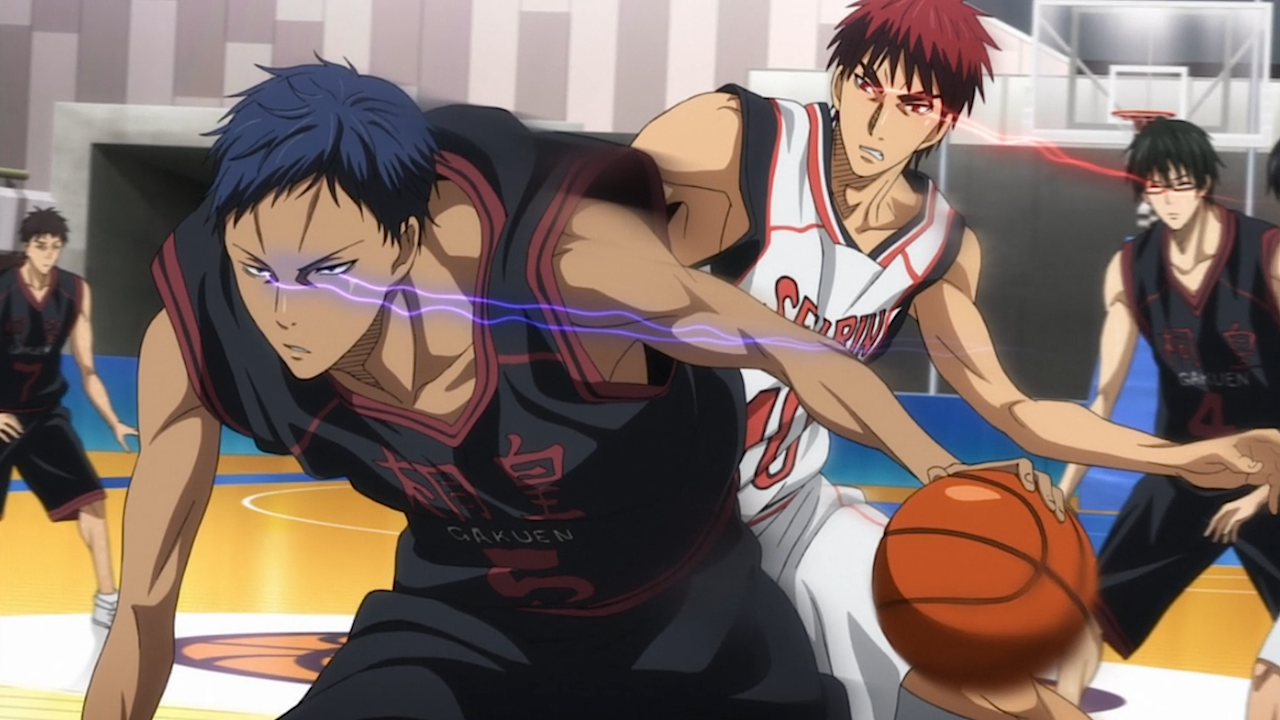 image aomine and kagami battle in the zone png kuroko no basuke